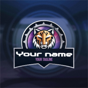 Tiger Gaming Logo Design Template For Free