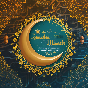Ramadan Mubarak Template Moon  Download for free