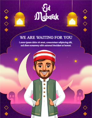 Creative Customized Eid Template  Design Download For Free