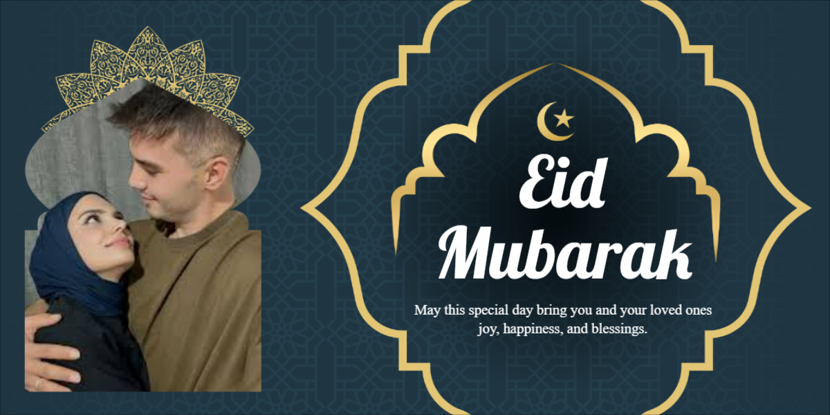 Eid Mubarak Photo Greeting Template Download For Free