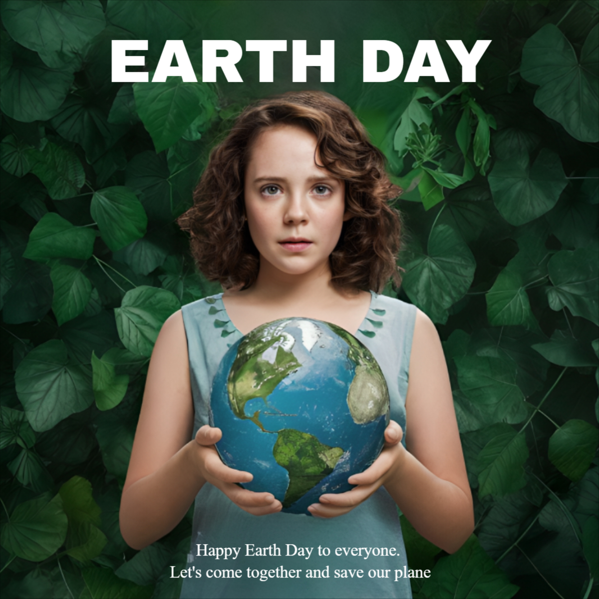 Happy Earth Day 22 April Wishing Template Download For free