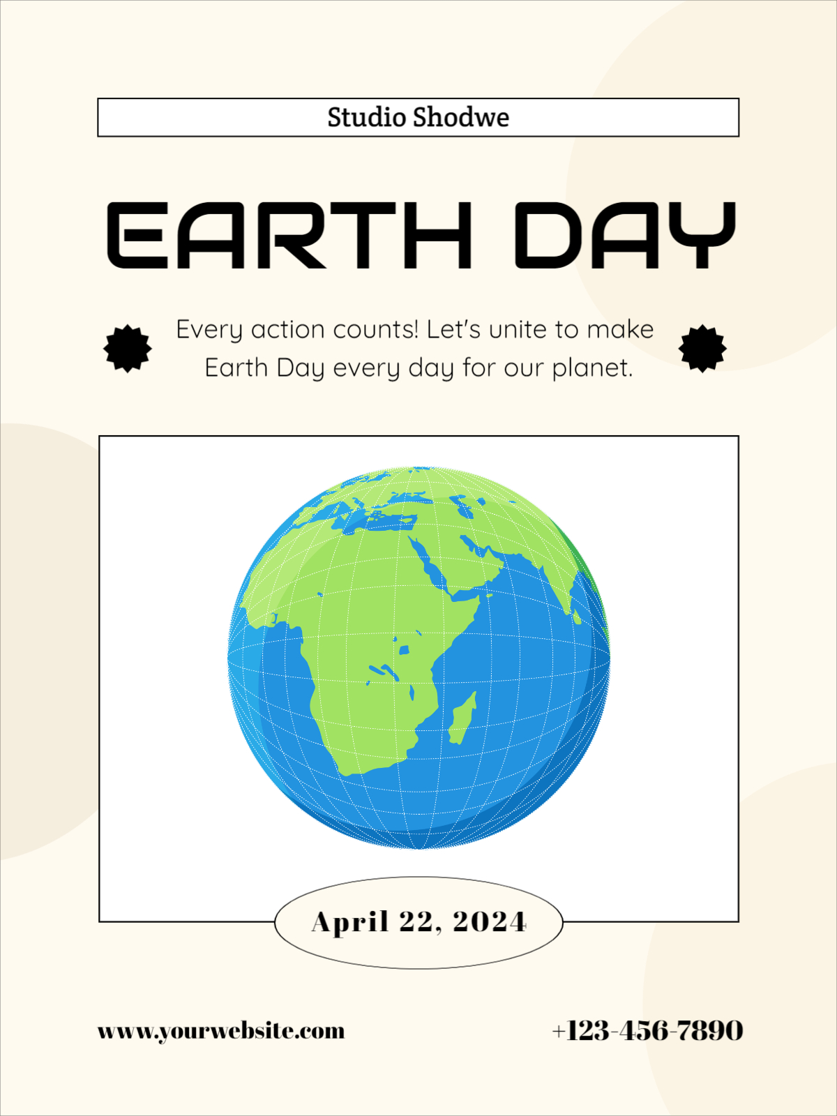 Happy Earth Day poster download for free