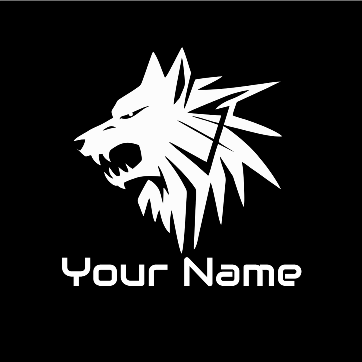 Cool Wolf Gaming Logo Design Template Download For Free