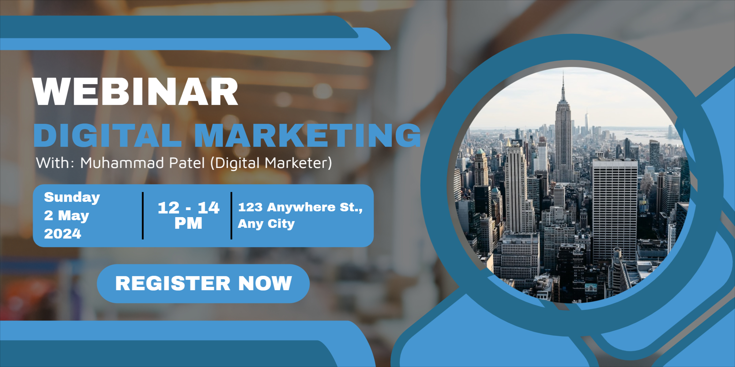  Webinar Digital Marketing Banner design download for free