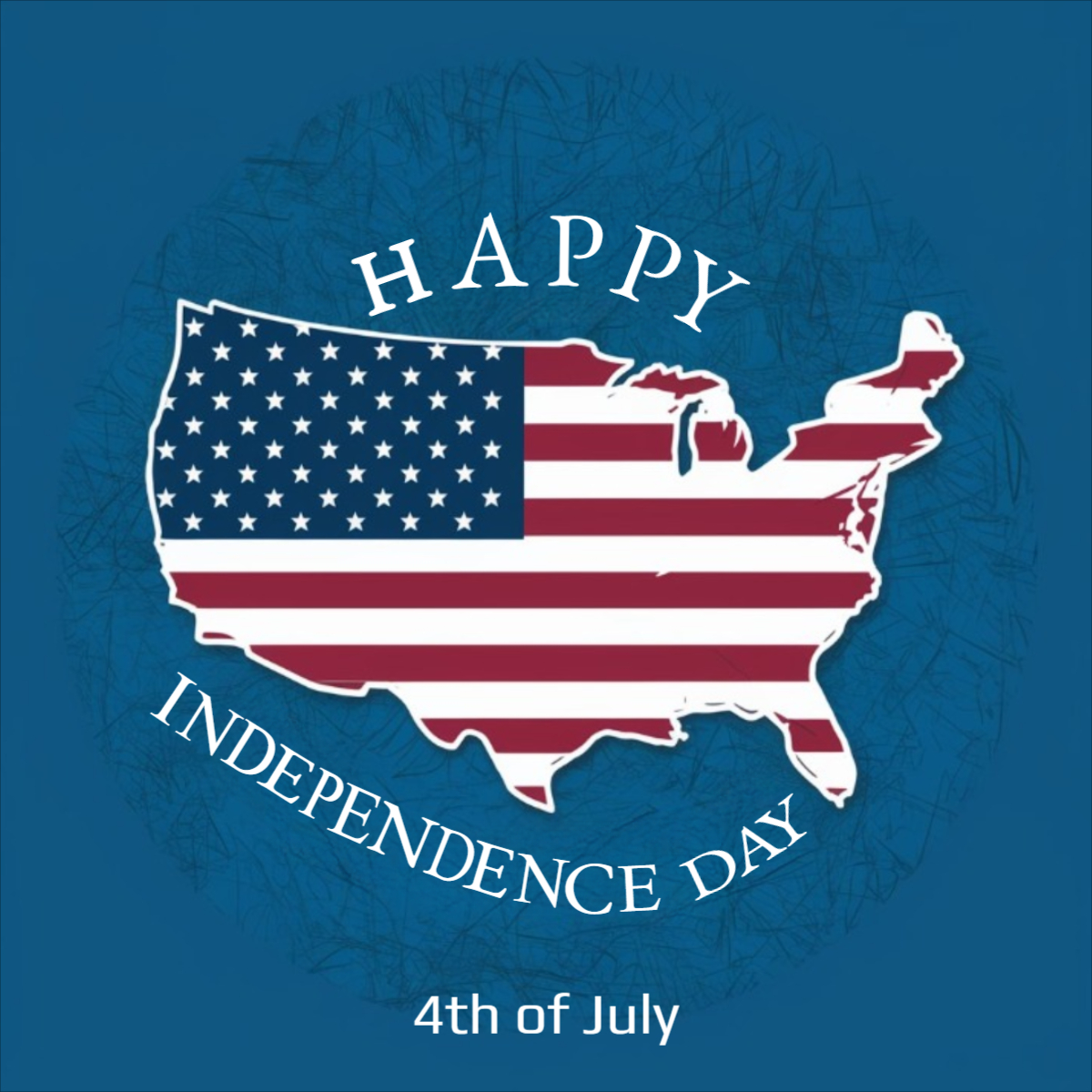 Illustration America Independence Day 4th july happy independence day