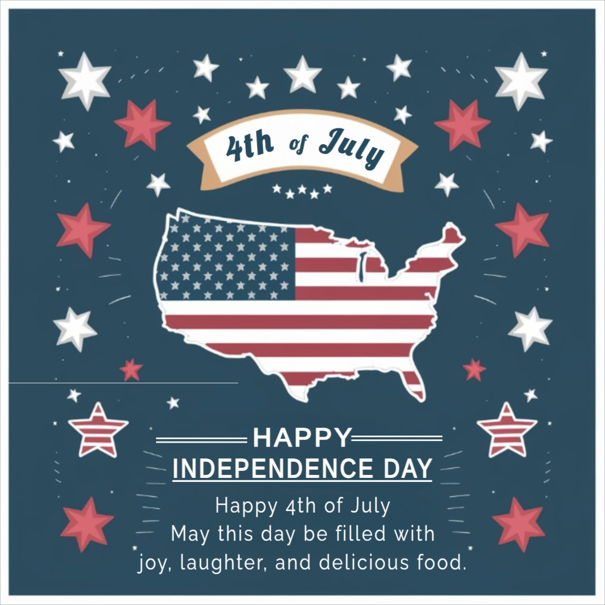 America Independence Day 4th July Happy-Independen-Day Illustration Free Template Download