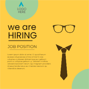 HIRING POSTER FOR JOB ROLE