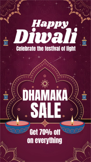 Free Diwali Sale Flyer Template Download For Free