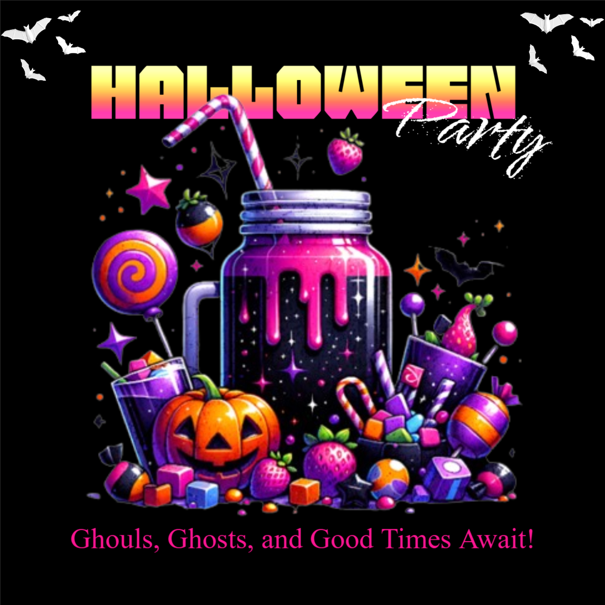 Happy Halloween Party Flyer Design Template For Free