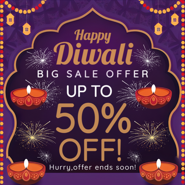 Happy Diwali Big Sale Promotion Template Edit 