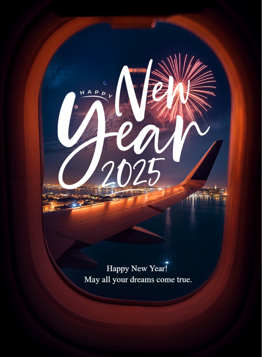 Creative New Year 2025 Social Media Post Design Template