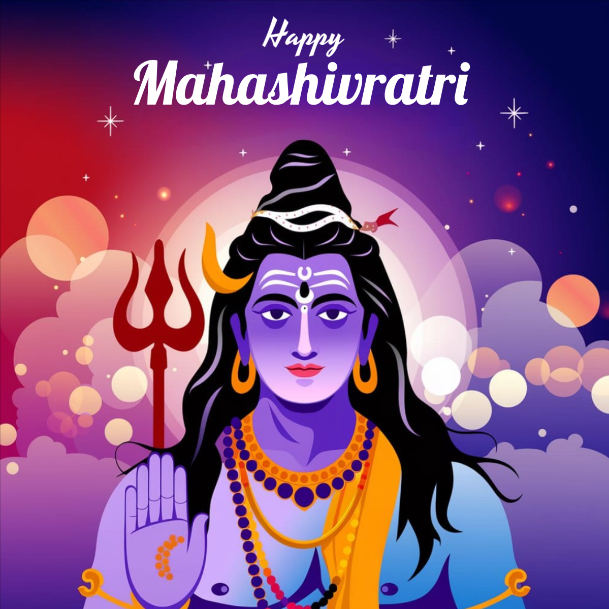 Mahashivratri Creative social media post design download for free 