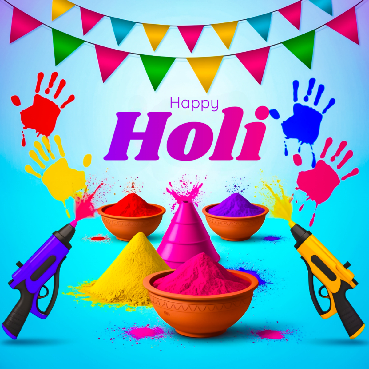  Happy Holi 2025 Free Trending Design Template Download For Free