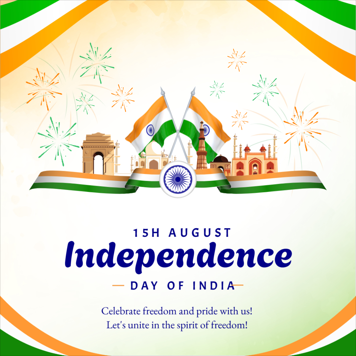 Happy Independence Day India 2025 for free download now