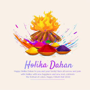 holika dahan wishes banner