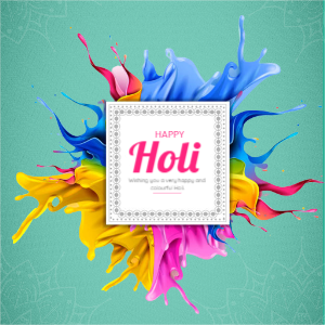 Happy Holi Banner 