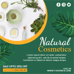 NATURAL COSMETIC BANNER