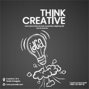 think creative banner 