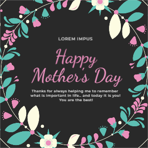 Happy Mother Day Wish Banner