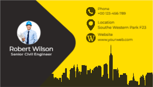 Engineer Business Card Template 