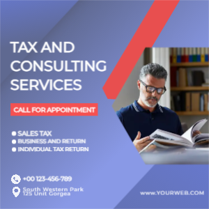 Tax Cunsulting Banner Design