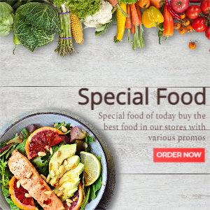 SPECIAL FOOD BANNER TEMPLATE 
