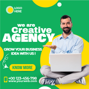 CREATIVE AGENCY BANNER TEMPLATE