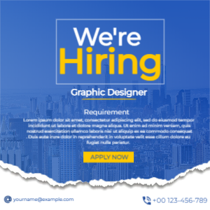 WE ARE HIRING BANNER TEMPLATE 