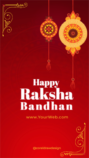 Happy Rakshabandhan Wishes Template 