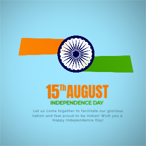 Happy Indian Independence Day Template 