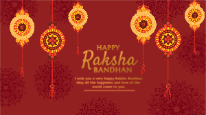 Happy Raksha Bandhan Design Template 
