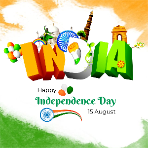 75th Independence Day Free Editable Template