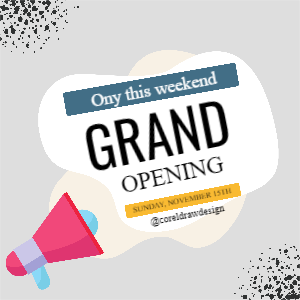 Yellow Grand Opening Announcement Instagram Post