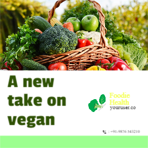 Vegetable Minimalist Vegan Food Instagram Post