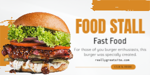 Green Orange Modern Restaurant Fast Food Instagram Ad
