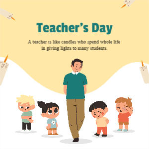 World Teacher's Day Instagram Post