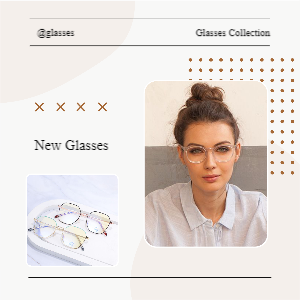 Minimalist Fashion Glasses Editable Free 2022 Trending