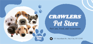Pet Store Download Free Editable Banner CorelDraw Design