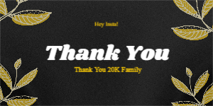 Thank You Instagram For 20k Download Free From CorelDraw Design