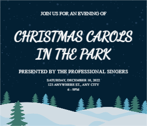 JOIN US FOR AN EVENING CHRISTMAS DOWNLOAD FREE FROM CORELDRAWDESIGN