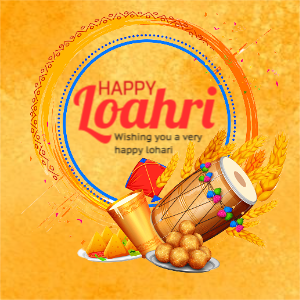 Happy lohari banner