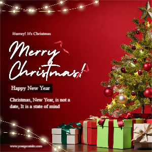 Edit Happy New Year Christmas Card Download Free From CorelDraw Design ...
